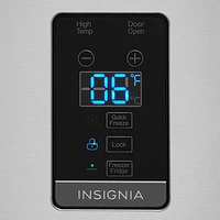 Insignia 13.8 Cu.Ft. Garage Ready Upright Convertible Freezer(NS-UZ14SS0) - Stainless - Only at Best Buy