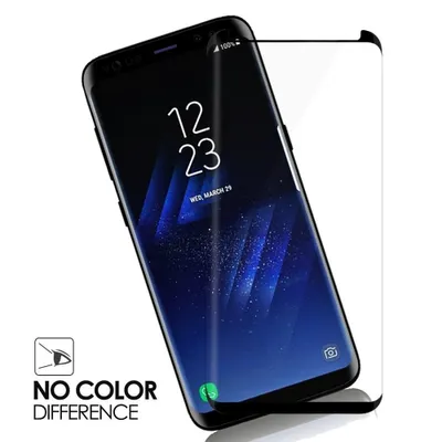 CSmart】 Case Friendly 3D Curved Full Coverage Tempered Glass Screen Protector for Samsung S9