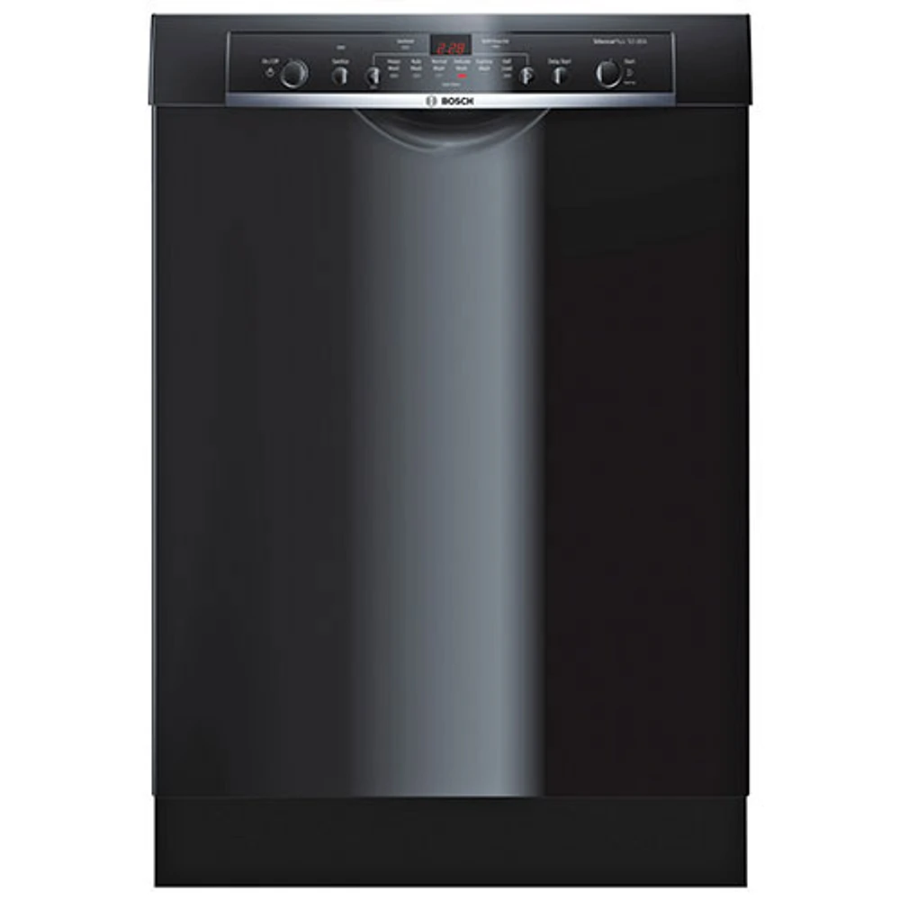 Bosch Ascenta 24" 50 dB Dishwasher w/ Stainless Tub (SHE3AR76UC) - Black - Open Box - Scratch & Dent