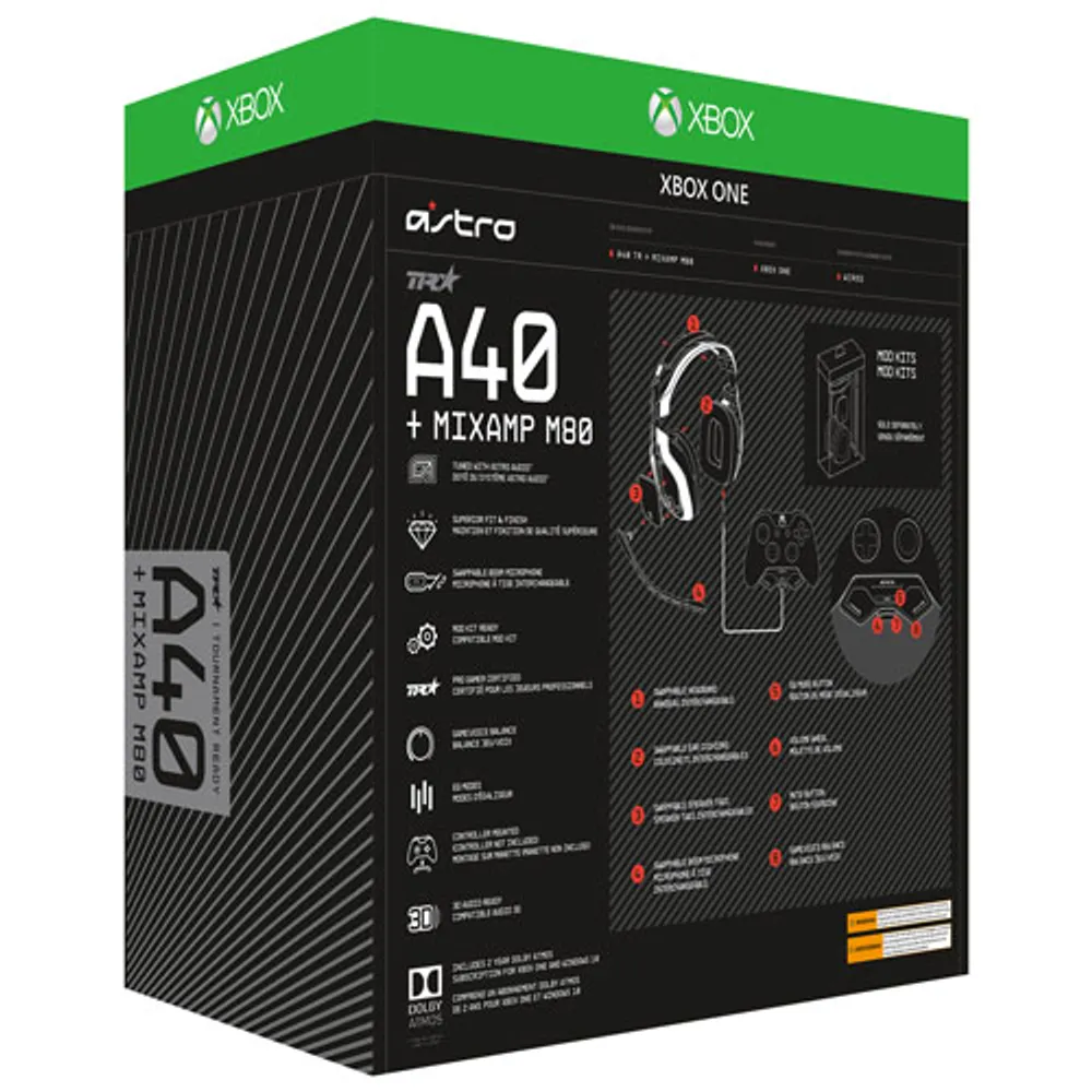 Auriculares para gaming ASTRO A40 TR + MixAmp Pro TR