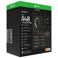 Casque de jeu A40 TR avec MixAmp M80 d'ASTRO Gaming pour Xbox One - Noir