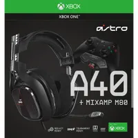 Casque de jeu A40 TR avec MixAmp M80 d'ASTRO Gaming pour Xbox One - Noir