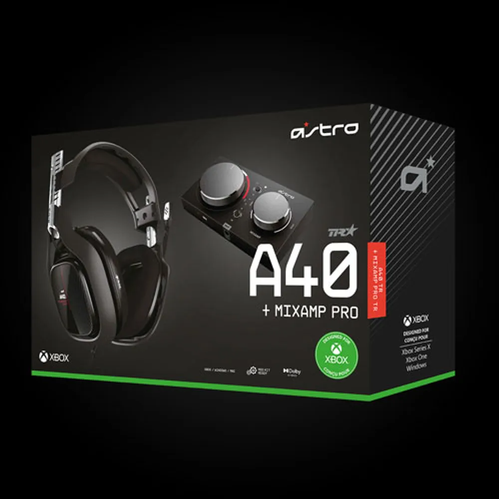 ASTRO A40 TR Gaming Headset + MixAmp Pro TR