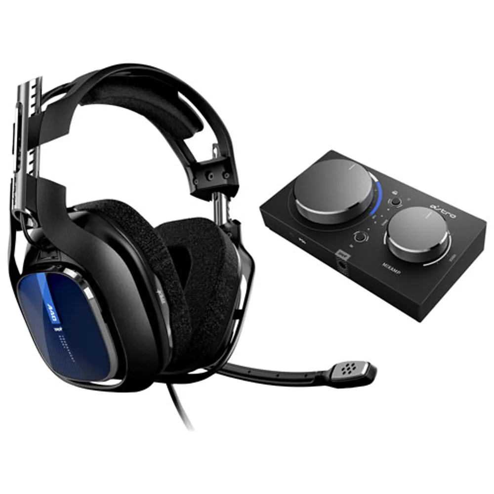 ASTRO Gaming A40 TR Gaming Headset + MixAmp Pro TR for PS4 - Black