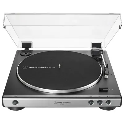 Tourne-disque à entraînement par courroie AT-LP60X-GM d'Audio Technica