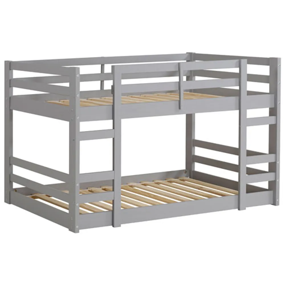 Modern Kids Bunk Bed - Twin - Grey