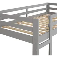 Modern Kids Bunk Bed - Twin - Grey