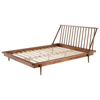 Modern Platform Bed - Queen - Caramel