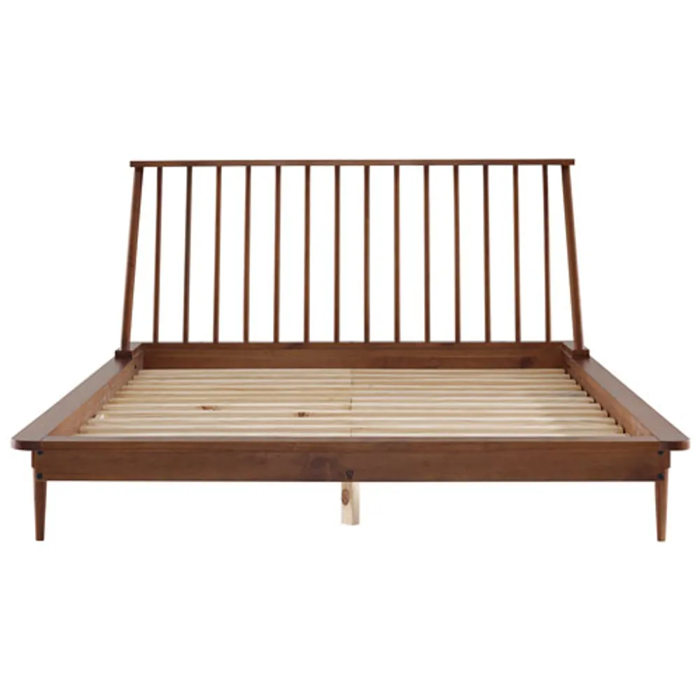 Modern Platform Bed - Queen - Caramel