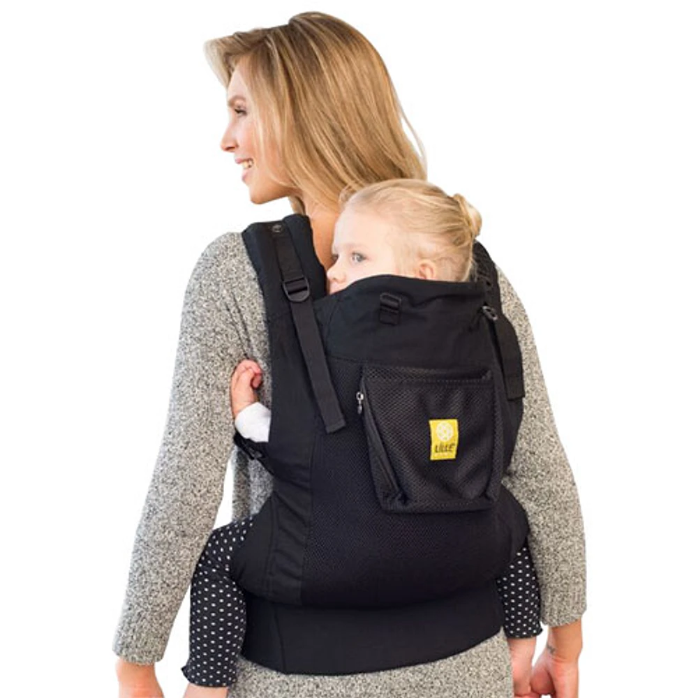 LILLEbaby CarryOn Airflow Ergonomic Baby Carrier - Black