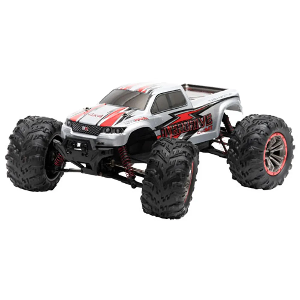 LiteHawk Overdrive 4WD 1/10 RC Monster Truck - White