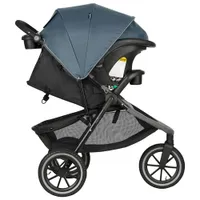 Système de voyage Folio3 Stroll & Jog avec siège d'auto pour bébé LiteMax 35 d'Evenflo - Horizon