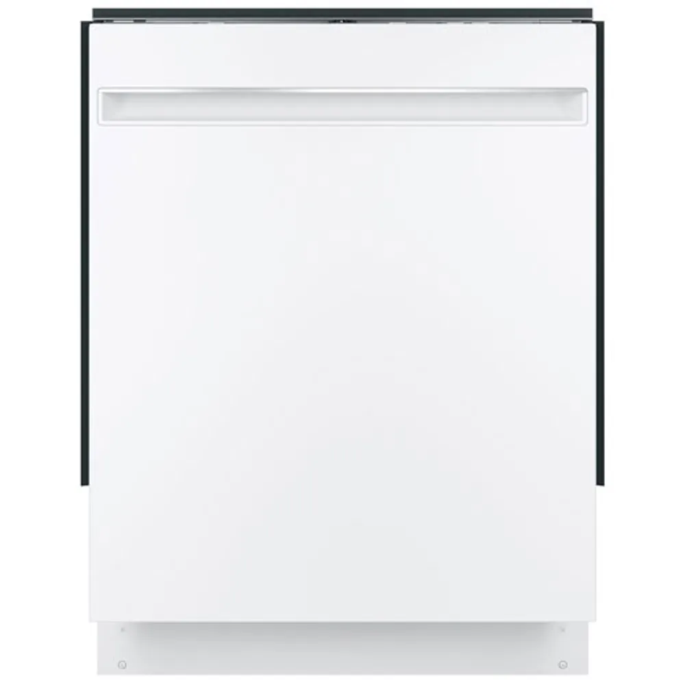 GE 24" 51dB Built-In Dishwasher with Stainless Steel Tub (GDT225SGLWW) - White