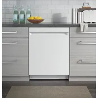 GE 24" 51dB Built-In Dishwasher with Stainless Steel Tub (GDT225SGLWW) - White