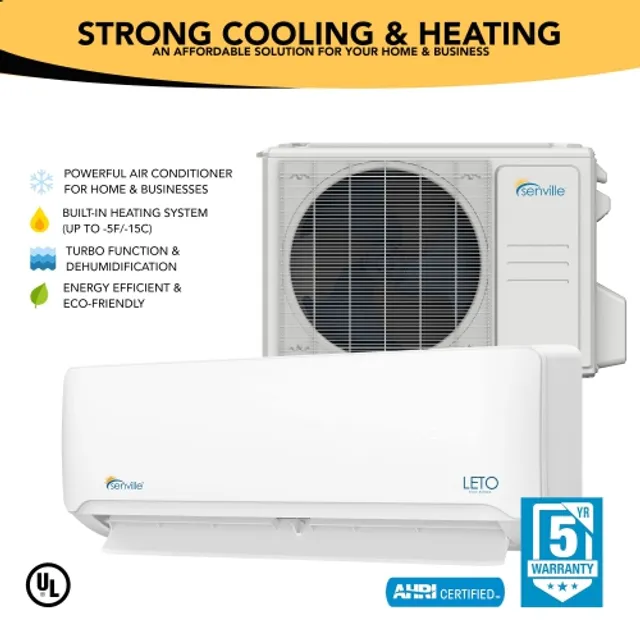 Senville 24000 BTU Mini Split Air Conditioner Heat Pump SENL-24CD |  Galeries de la Capitale