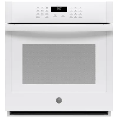 GE 27" 4.3 Cu. Ft. Self-Clean Electric Wall Oven (JKS3000DNWW) - White