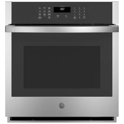 GE 27" 4.3 Cu. Ft. Self-Clean Electric Wall Oven (JKS3000SNSS) - Stainless Steel