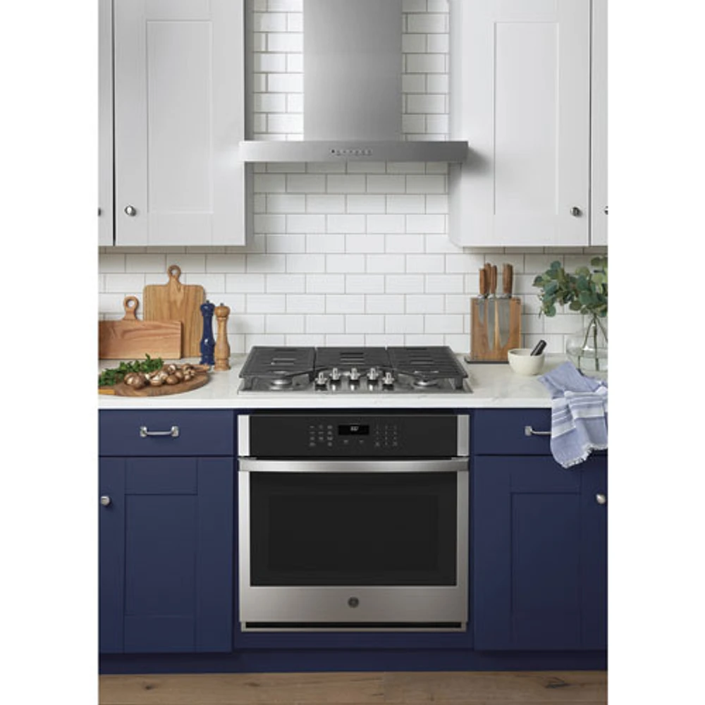 GE 30" 5.0 Cu. Ft. Self-Clean Electric Wall Oven (JTS3000SNSS) - Stainless Steel