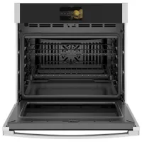 GE Profile 30" 5.0 Cu. Ft. Self-Clean True Convection Electric Wall Oven (PTS7000SNSS) - Stainless