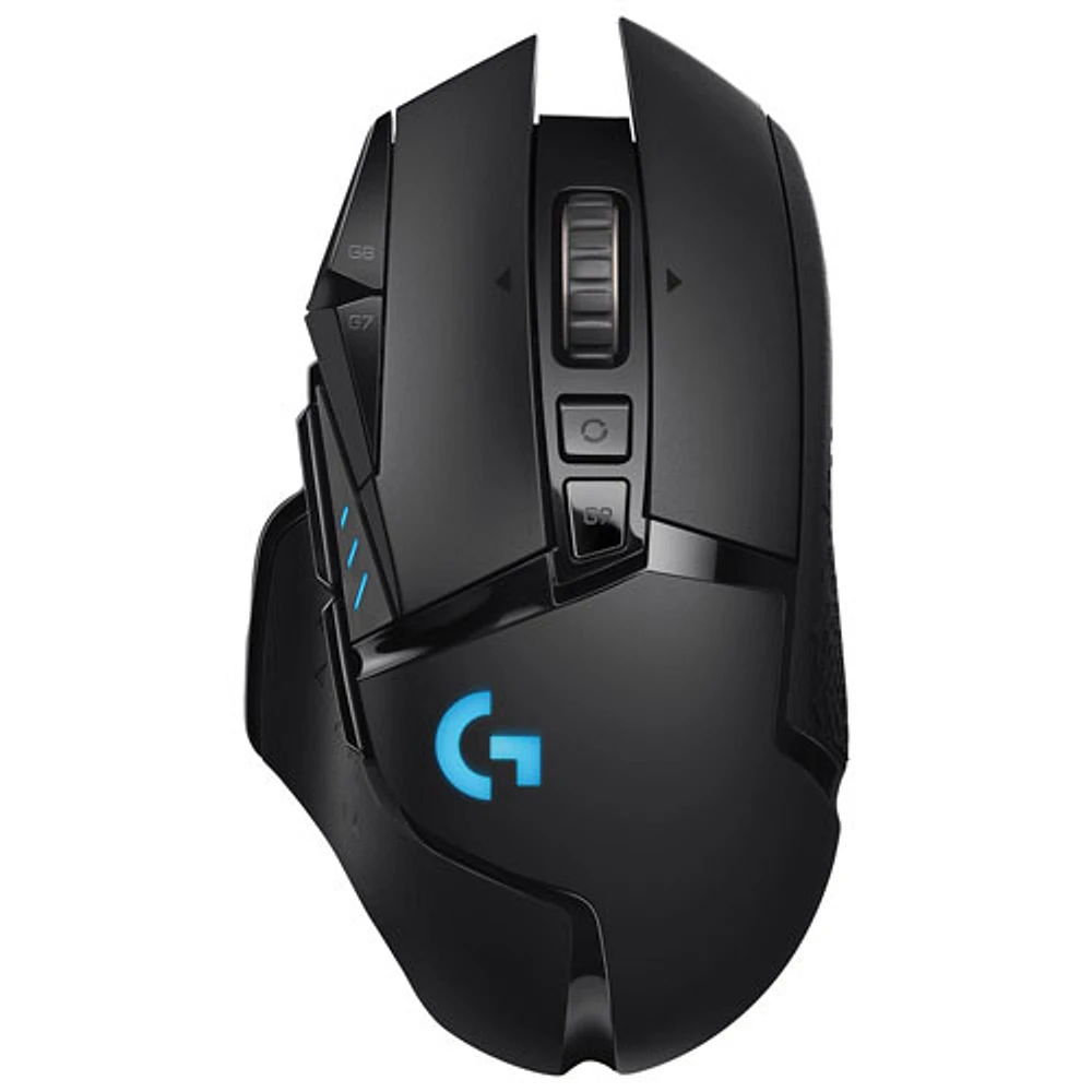 Souris de jeu optique sans fil de 25600 ppp G502 LIGHTSPEED de Logitech - Noir