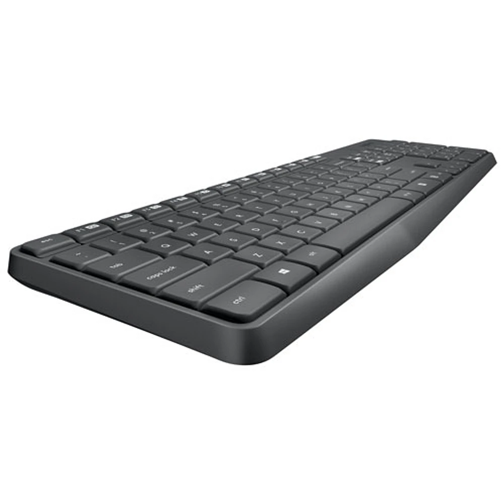 Ensemble avec clavier et souris optique sans fil MK235 de Logitech - Anglais