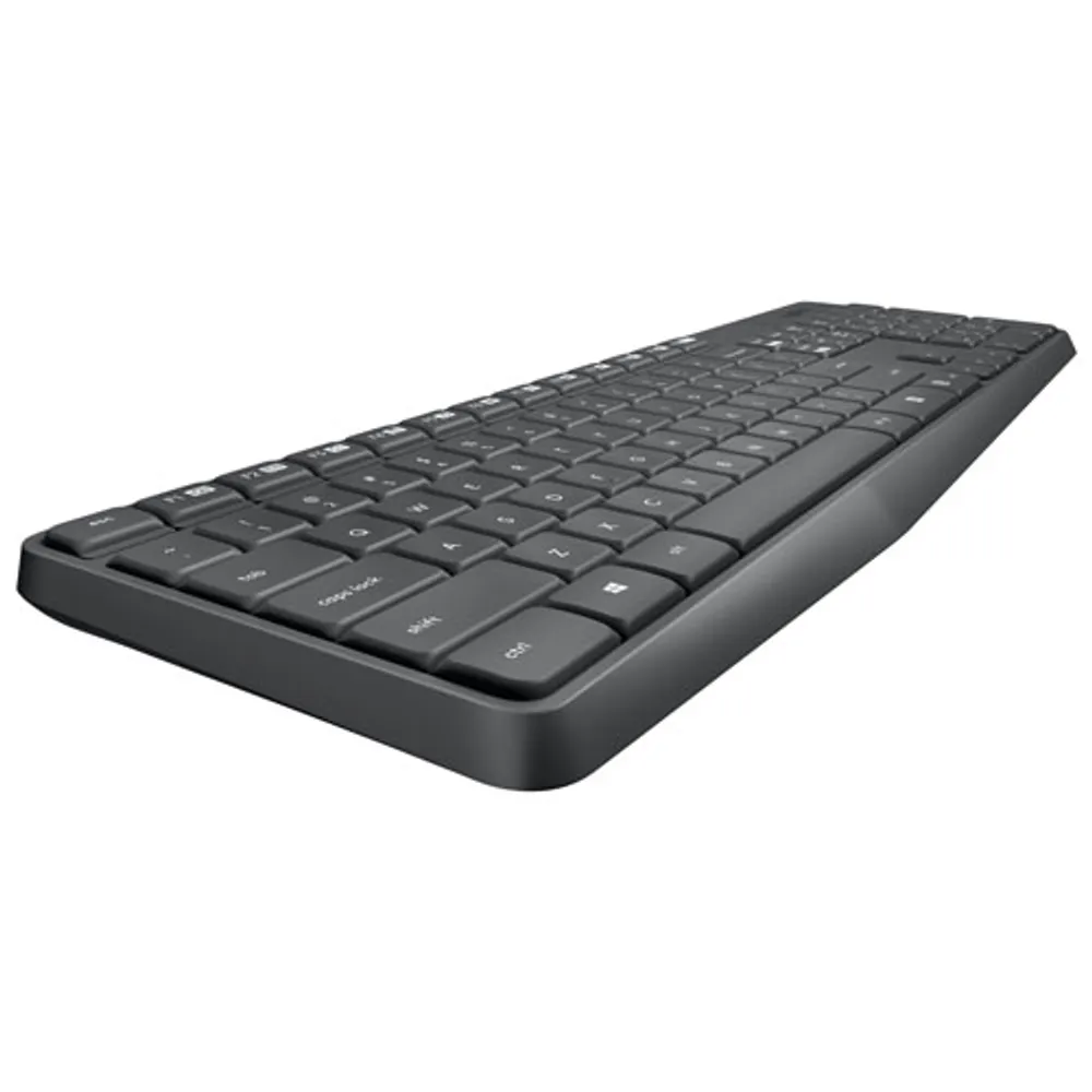 Lot avec clavier et souris optique sans fil MK235 de Logitech - Français