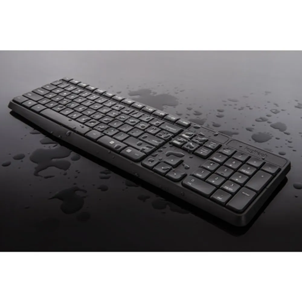 Lot avec clavier et souris optique sans fil MK235 de Logitech - Français