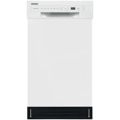 Frigidaire 18" 52dB Built-In Dishwasher with Stainless Steel Tub (FFBD1831UW) - White