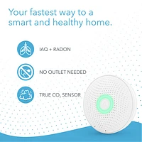 Airthings Wave Plus Indoor Air Quality Monitor with Radon Detection