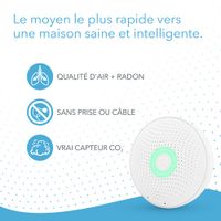 Airthings Wave Plus Indoor Air Quality Monitor with Radon Detection