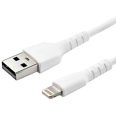 StarTech 1m (3.3 ft.) USB-A to Lightning Cable (RUSBLTMM1M) - White