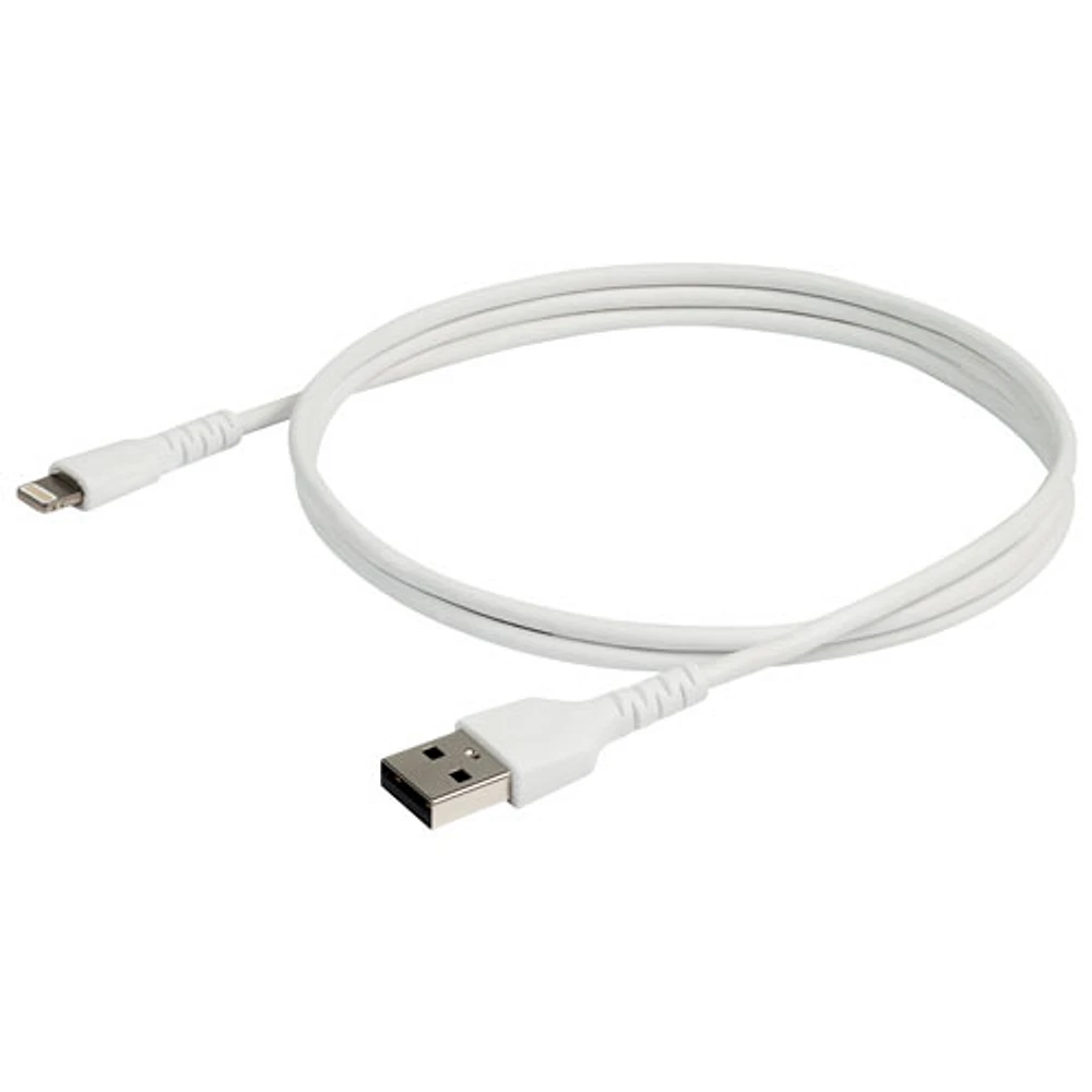 StarTech 1m (3.3 ft.) USB-A to Lightning Cable (RUSBLTMM1M) - White