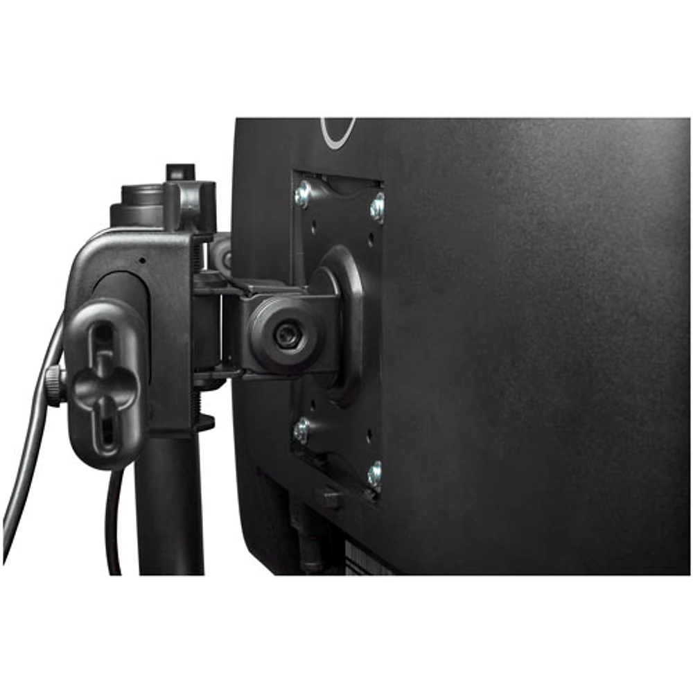 StarTech 27" Dual Arm Monitor Desk Mount - Black