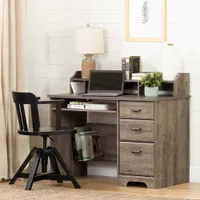 Versa Writing Desk with Hutch