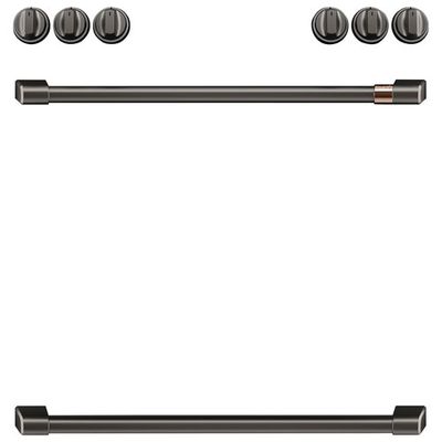 Café Induction Range Handle Kit (CXFCHHKPMBT) - Brushed Black