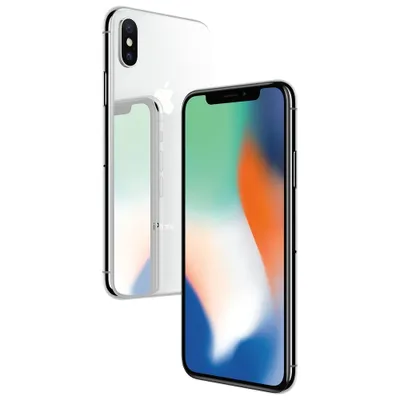 Refurbished (Good) - Apple iPhone X 256GB Smartphone - Silver - Unlocked