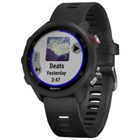 Garmin Forerunner 245 Music 30mm GPS Watch with Heart Rate Monitor - Large - Black