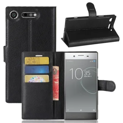 Gray Louis Vuitton Logo Sony Xperia XZ Premium Case