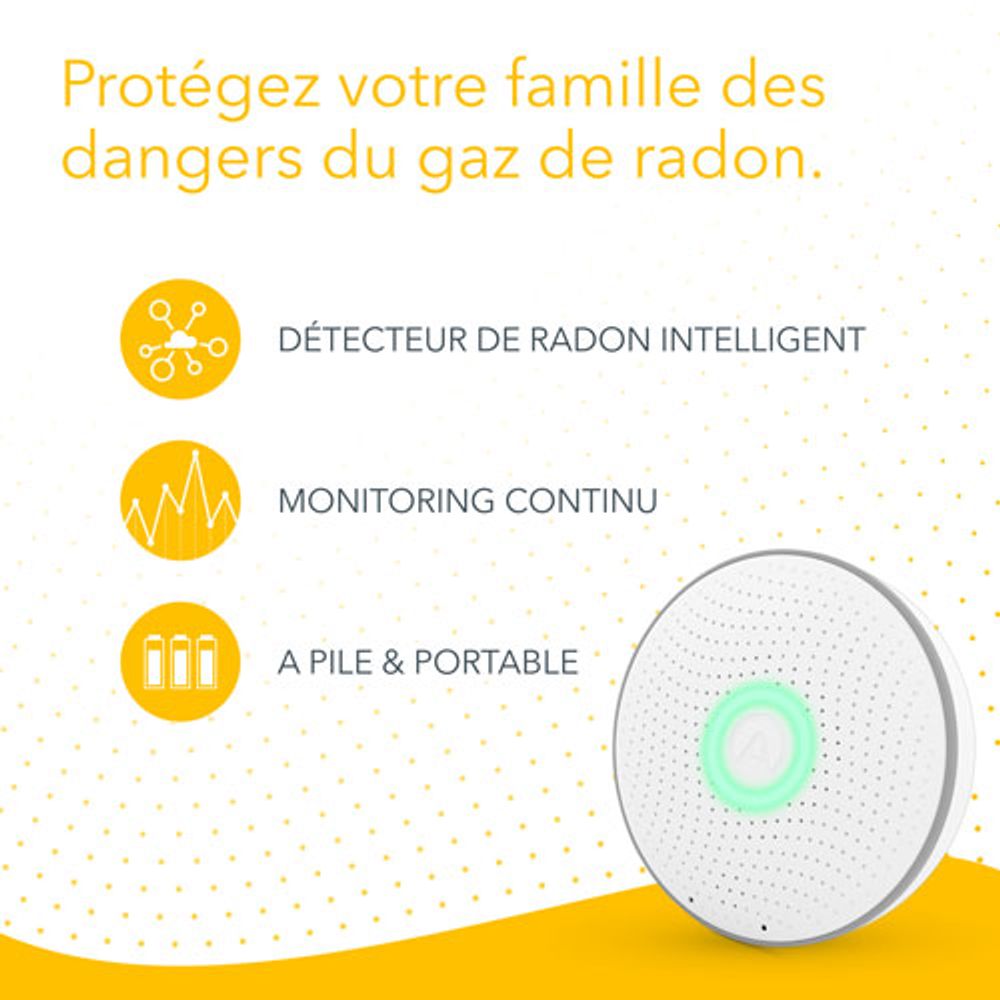 Airthings Wave 2 Wireless Radon Gas Detector