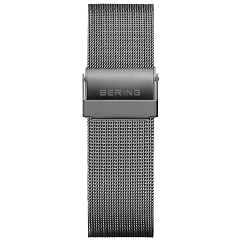 Bering Classic 40mm Men's Chronograph Casual Watch with Two Interchangeable Bands - Grey/Silver