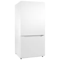 Insignia 30" 18.6 Cu. Ft. Bottom Freezer Refrigerator (NS-RBM18WH0-C) - White - Only at Best Buy