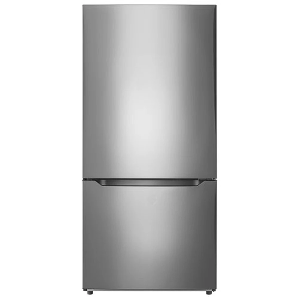 Réfrigérateur congélateur inférieur 18,6 pi³ 30 po Insignia (NS-RBM18SS0-C) - Inox - Exclusivité BBY