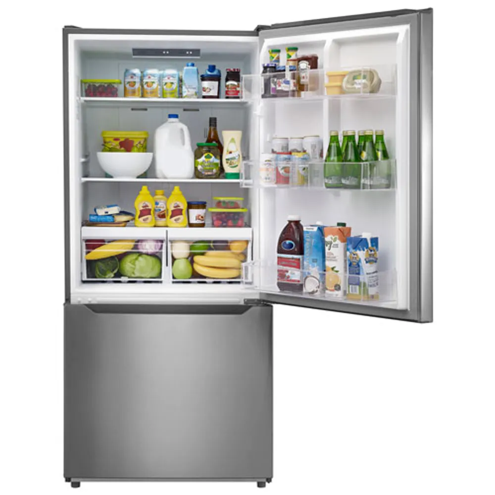 Insignia NS-CF49BMSS2 4.9 Cu. ft. Mini Fridge with Bottom Freezer