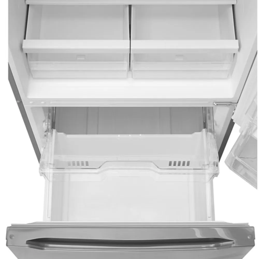Insignia 30" 18.6 Cu. Ft. Bottom Freezer Refrigerator (NS-RBM18SS0-C) - Stainless - Only at Best Buy