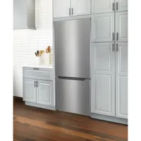 Insignia 30" 18.6 Cu. Ft. Bottom Freezer Refrigerator (NS-RBM18SS0-C) - Stainless - Only at Best Buy