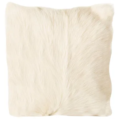 Moe's Home Goat Fur Decorative Pillow - Natural