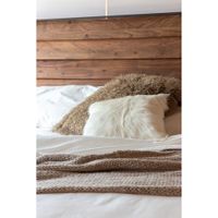 Moe's Home Goat Fur Decorative Pillow - Natural