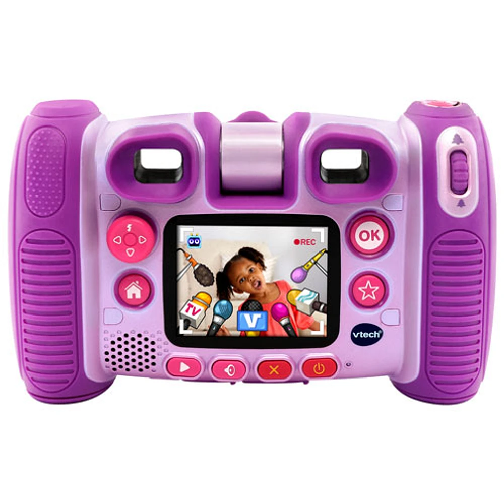VTech Kidizoom Twist 2MP 4x Optical Zoom Digital Camera - Pink