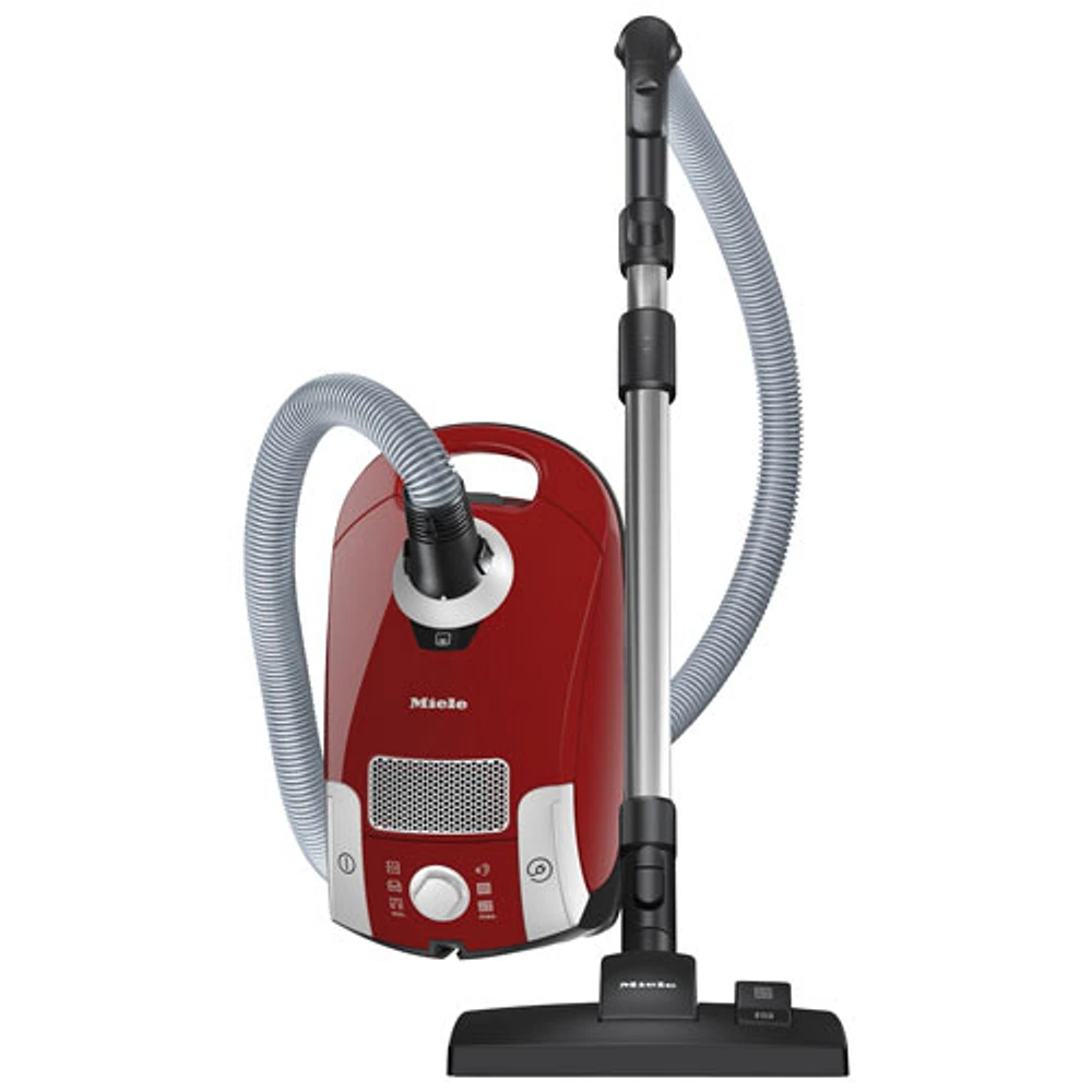 Aspirateur-traîneau Compact C1 Hardfloor Plus de Miele - Rouge automne