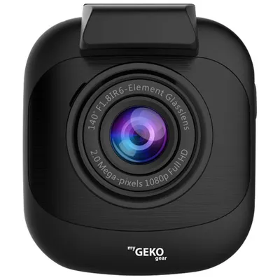 myGEKOgear Orbit 530 Full HD 1296p Dashcam with 2" LCD Screen & Wi-Fi - Only at Best Buy